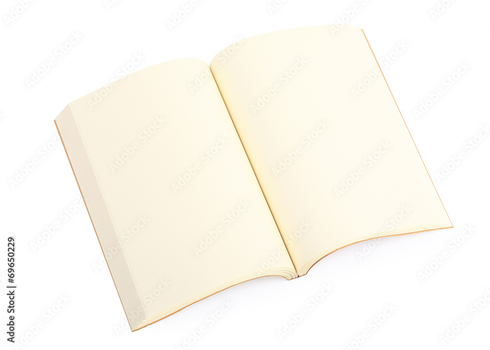 open book isolated on white background open book isolated on white background