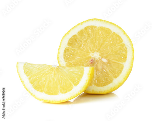 lemon isolated on white