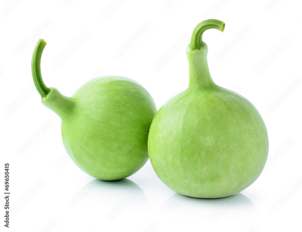 Calabash, Bottle Gourd on white background Calabash, Bottle Gourd on white background