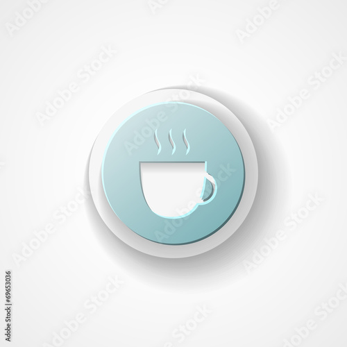 Coffee cup web icon