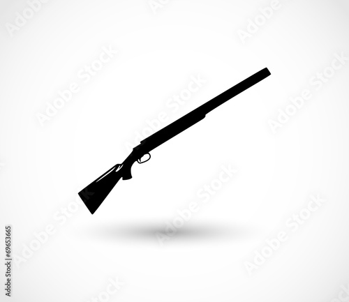 Shotgun icon vector