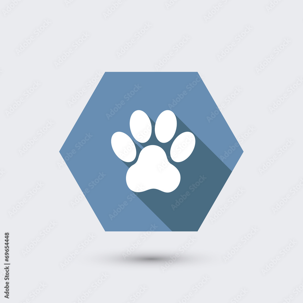 vector modern flat icon with long shadow. vector modern flat icon with long shadow.