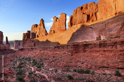 Park Avenue Section Arches National Park Moab Utah © Bill Perry