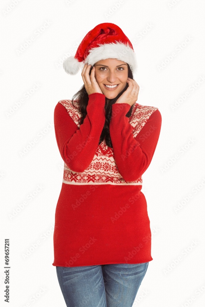 Woman smiling at camera