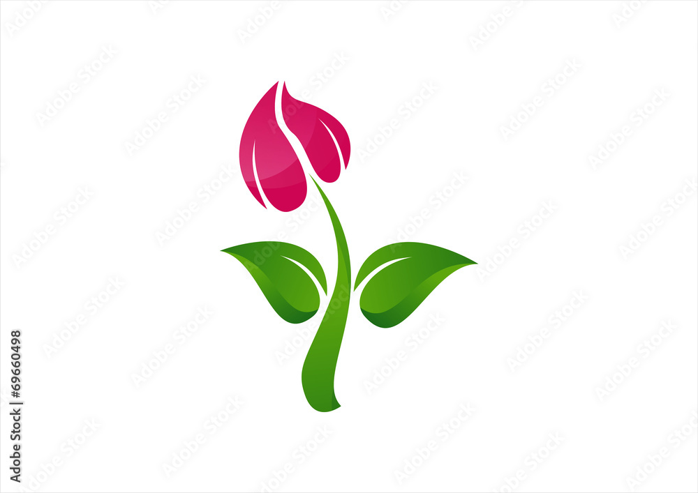 Hand drawn tulips flowers vector set Hand drawn tulips flowers vector set