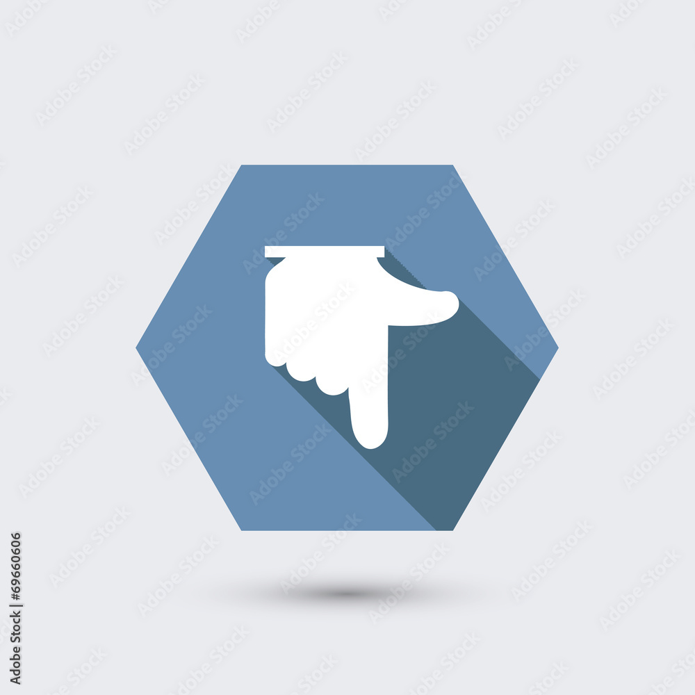 vector modern flat icon with long shadow. vector modern flat icon with long shadow.