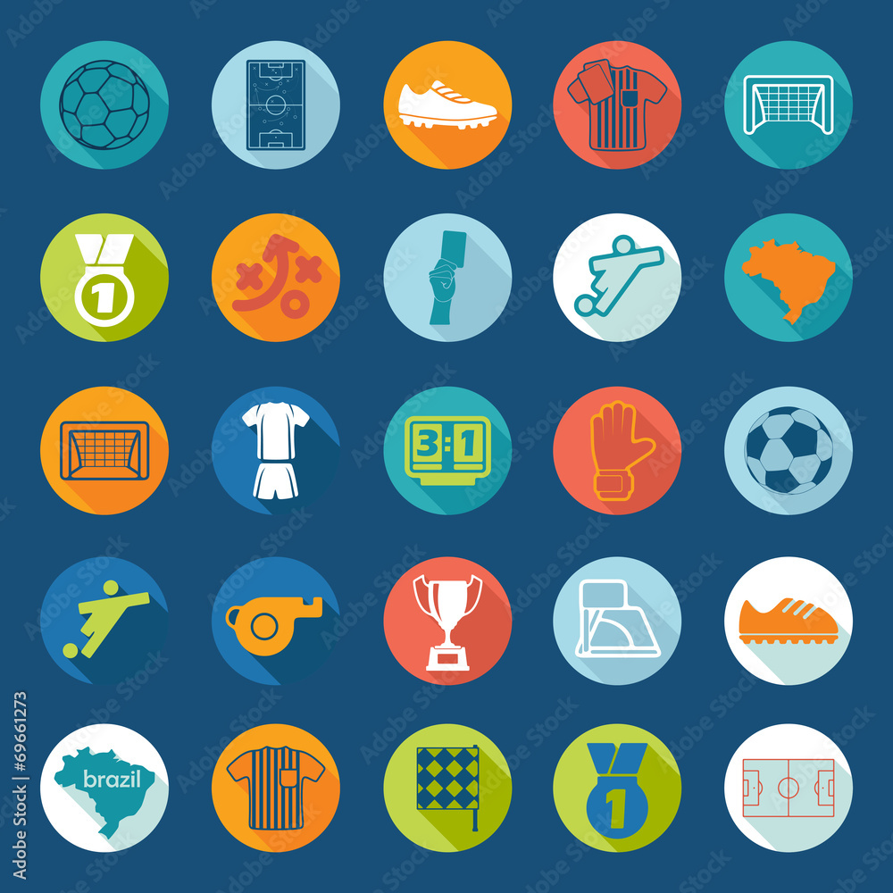 Fototapeta premium football, soccer infographic