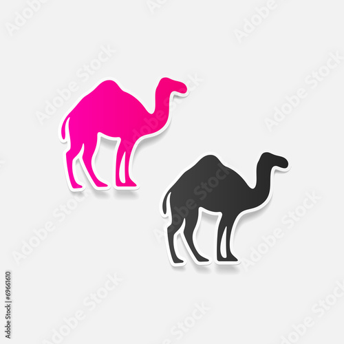 realistic design element: camel