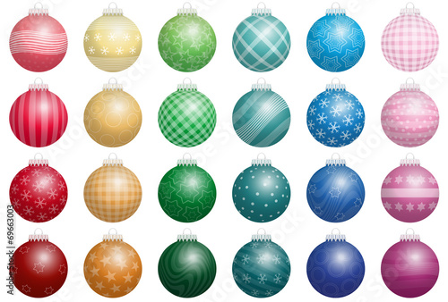 Christmas Tree Balls Colors