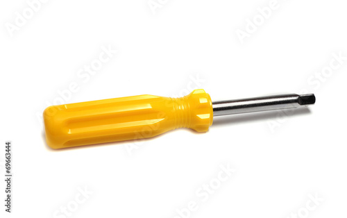 specialized screwdriver with yellow handle