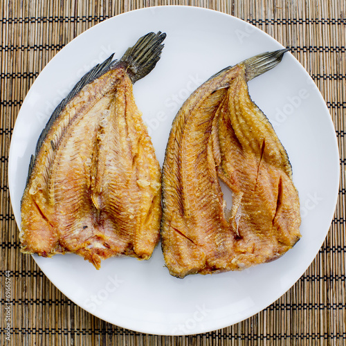 fried fish(Common snakehead)