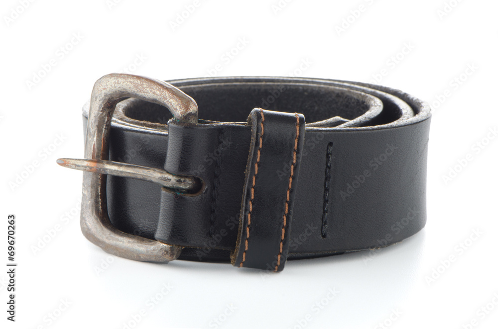 Leather belt