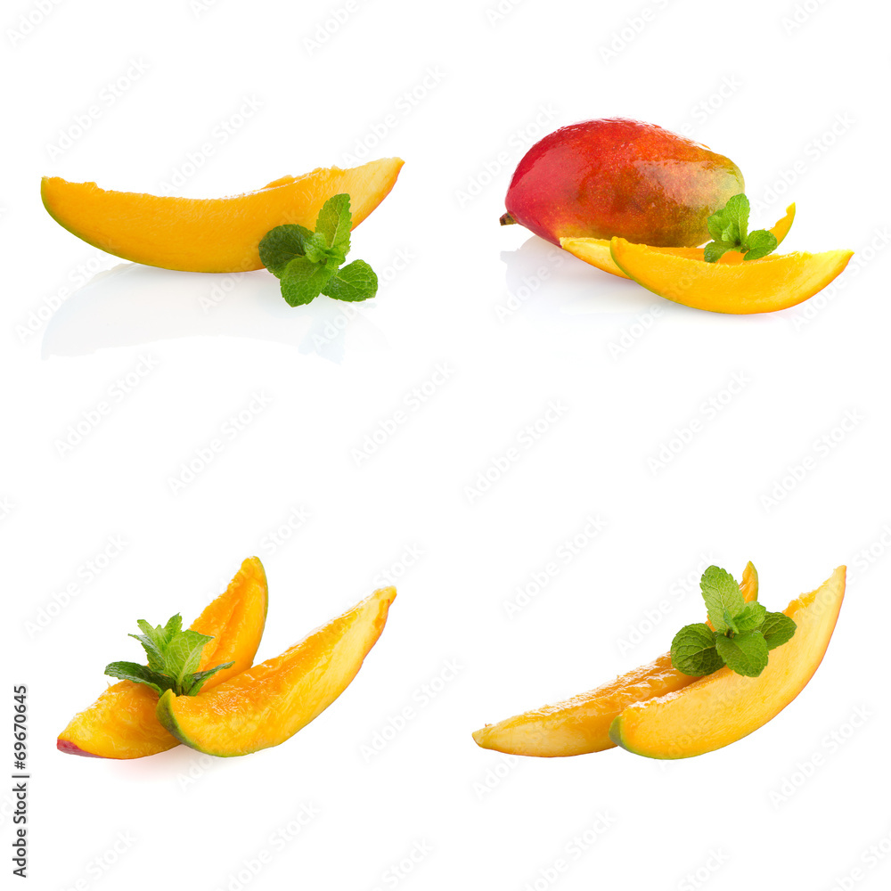 Set of mango fruit Set of mango fruit