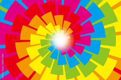 #Background #wallpaper #Vector #Illustration #design #free #free_size #charge_free #colorful #color rainbow,show business,entertainment,party,image 背景素材壁紙（虹色の螺旋放射）