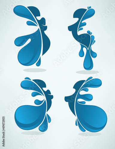 water girl's silhouette