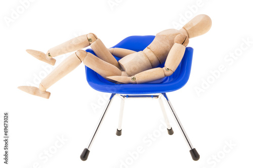 cross sleeping figure