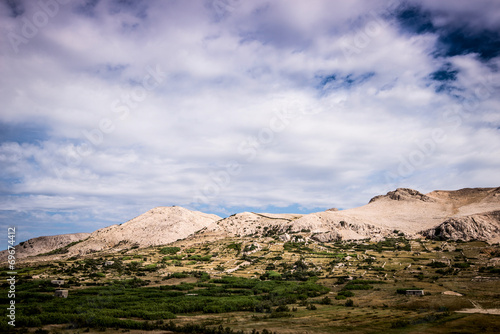 Pag island land Croatia
