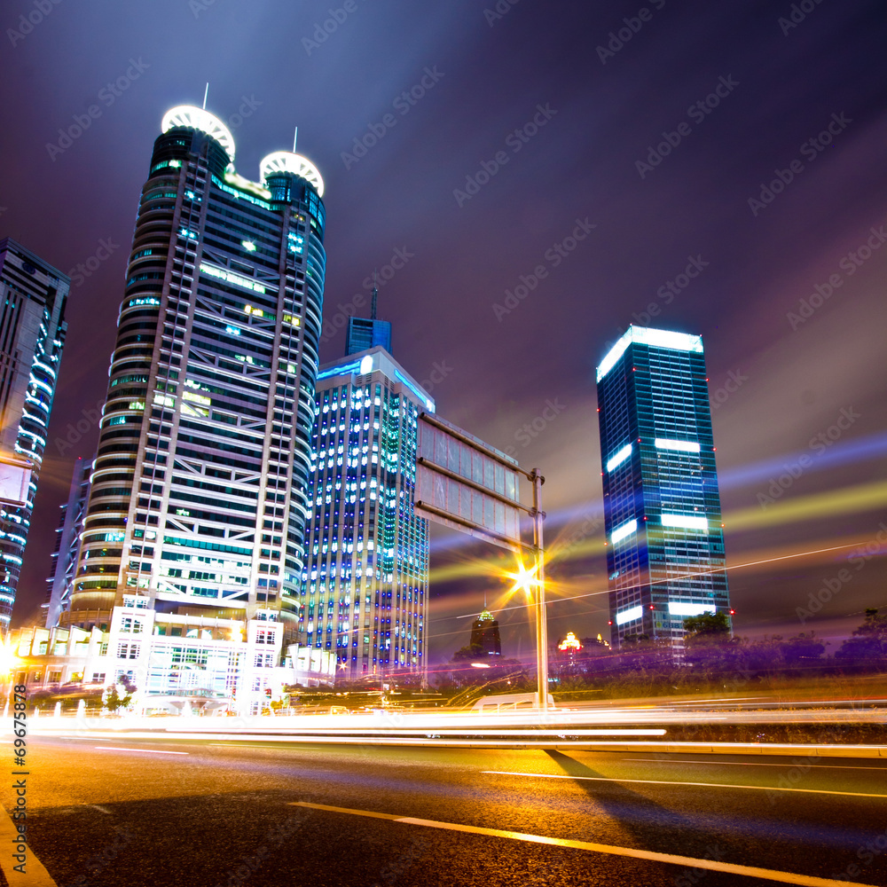 Fototapeta premium light trails