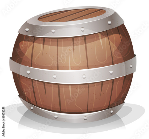 cartoon-funny-wood-barrel