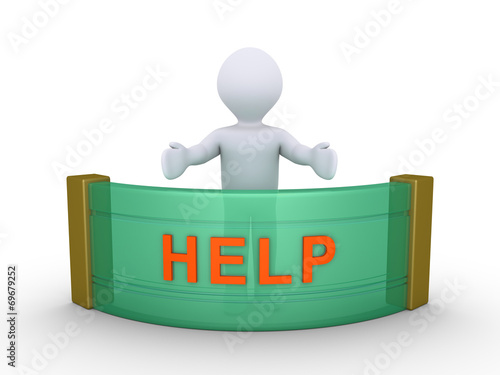 Person is providing help photo