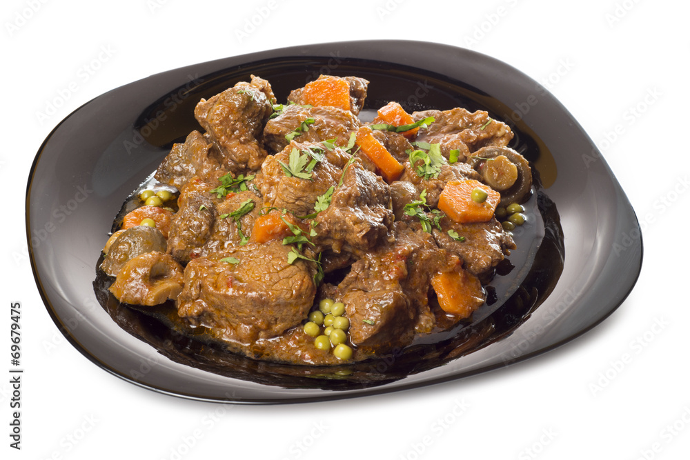 Guiso de carne de ternera Guiso de carne de ternera