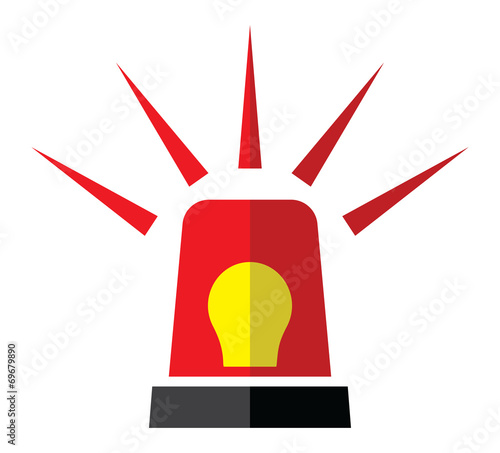 red siren