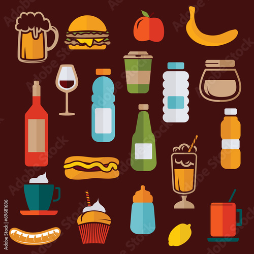 Food icons - food labels