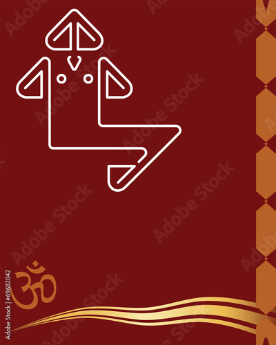 Ganesha The Lord Of WisdomAbstract, Art, Aum, Background, Callig