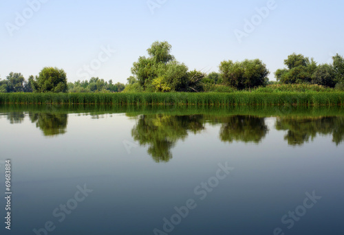 Morning on river