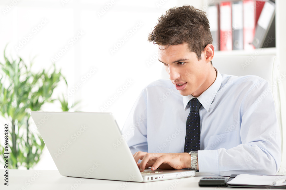 Businessman in the office Businessman in the office
