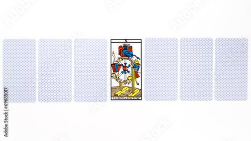Tarot card fortune draw