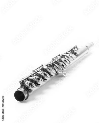 Flute Isolated on White