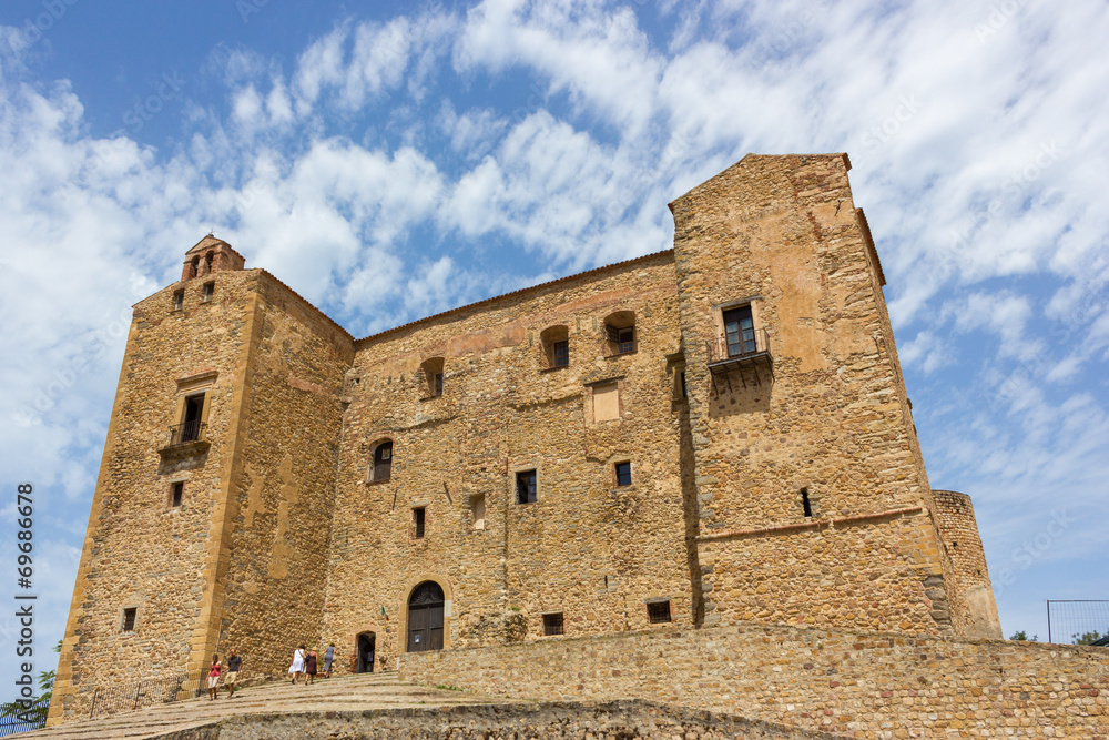 Castle of the Ventimiglia family of Castelbuono in Sicily