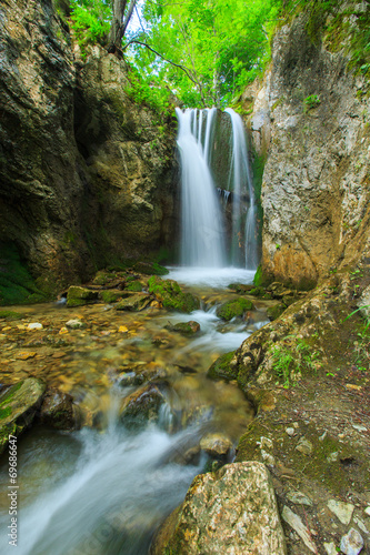 Deep forest waterfalls in the Transylvanian Alps © Calin Tatu