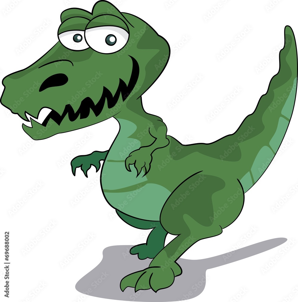 Fototapeta premium Tyranosaur cartoon