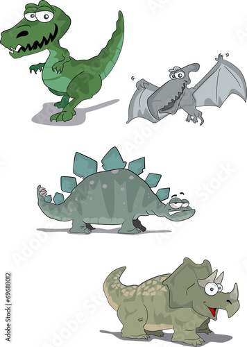 Dinosaurs cartoon