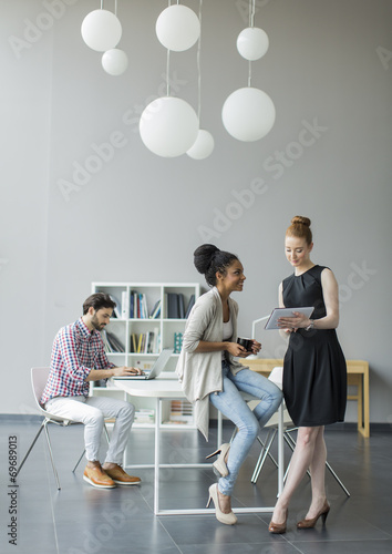 Young people in the office