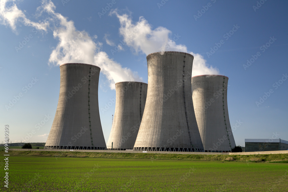 Nuclear power plant Dukovany in Czech Republic Europe