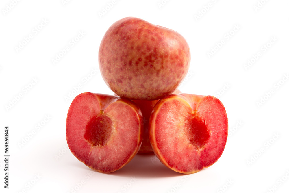 Rote Pflaumen Rote Pflaumen