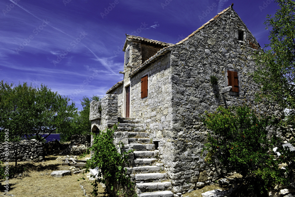 Old Dalmatian stone house