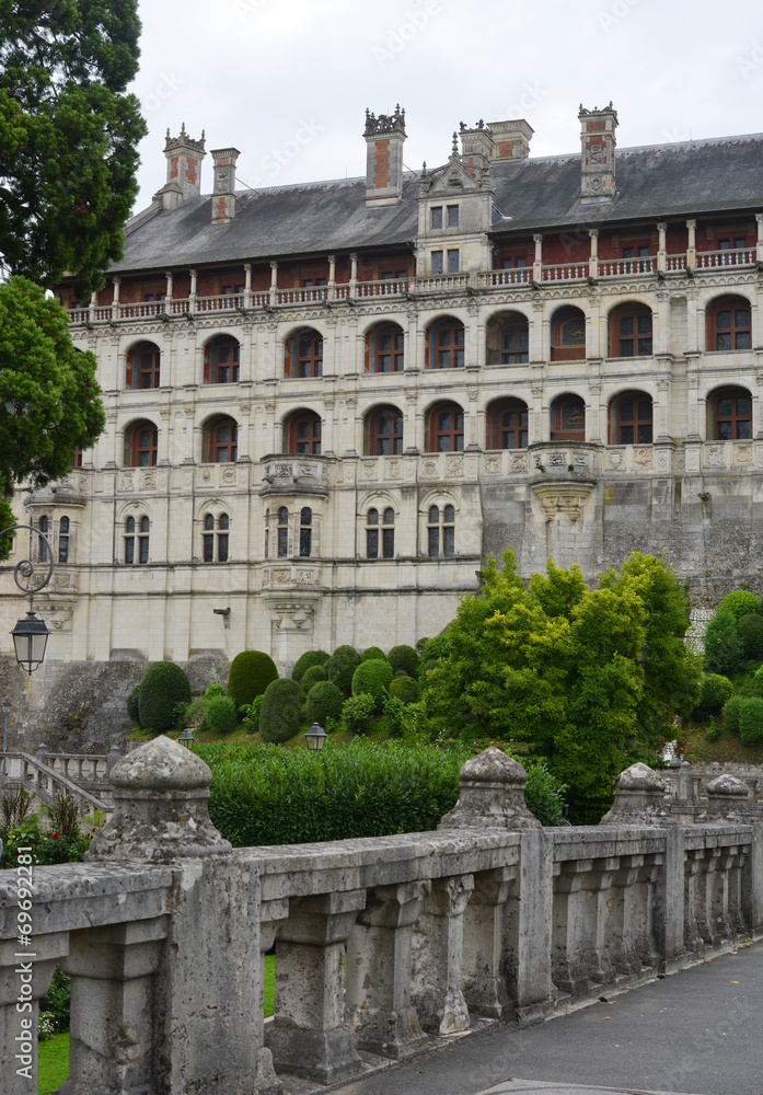 Blois Franz Fassade des Schlosses