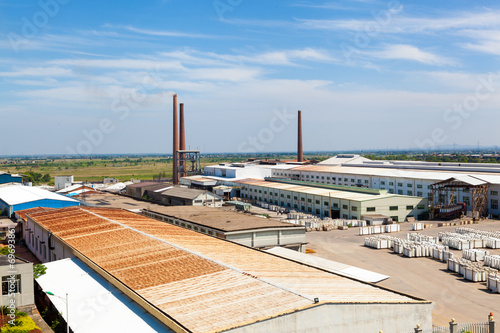 Clean green and safety the industrial estate