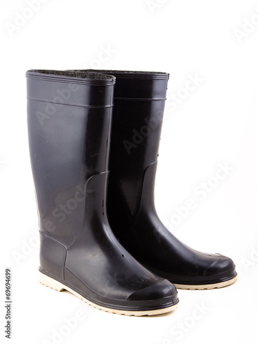 Black gum boots