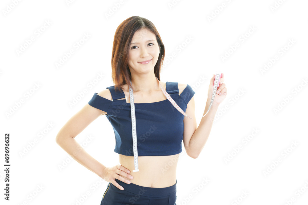 笑顔の女性 笑顔の女性