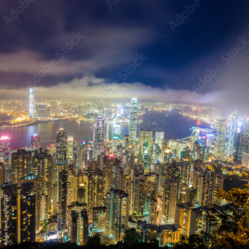 Hong Kong at night © zhangyang135769