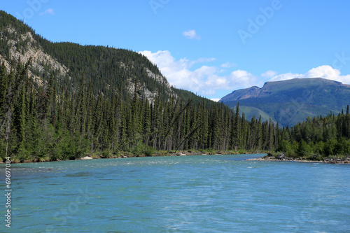 Trout River in Muncho Lake Provincial Park, Canada © mariemilyphotos