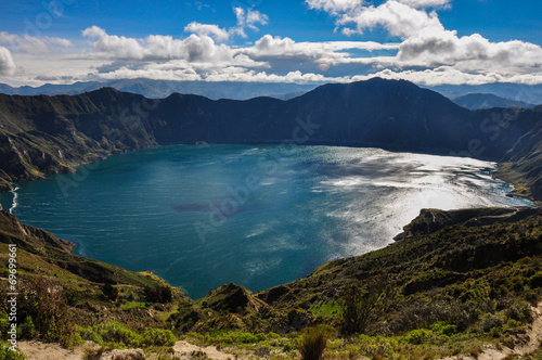 Quilotoa Crater Lake, Ecuador