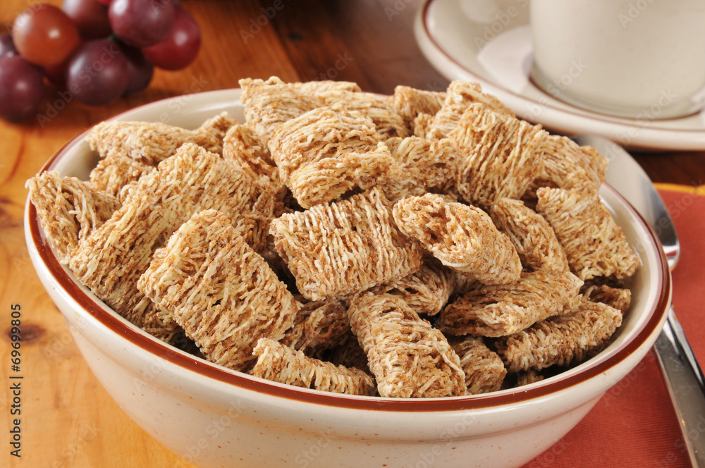Shredded organic wheat cereal Shredded organic wheat cereal