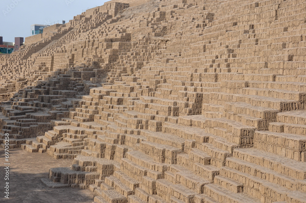 Huaca in Miraflores, Lima, Peru