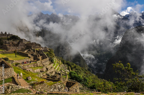 View over Machu Picchu Inca ruins, Peru © brizardh